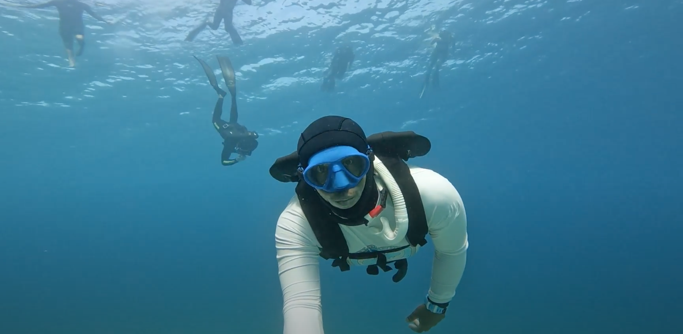 Sagi David Kabra- Freediving World Championship safety diver by AIDA organization.